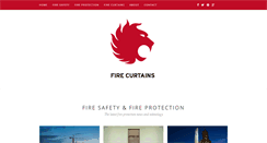 Desktop Screenshot of firecurtains.co.uk
